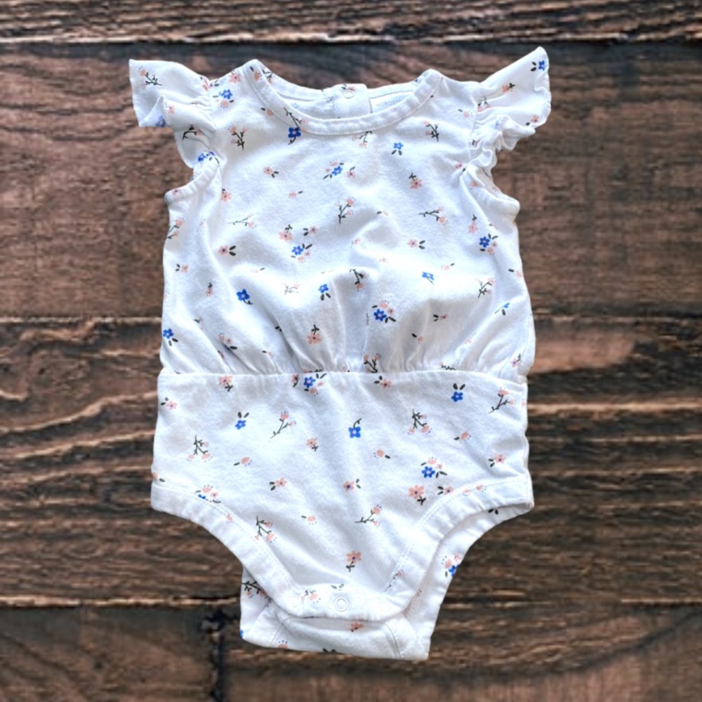 Nordstrom Baby Floral Printed Onesie